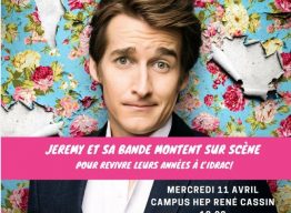 Jérémy Charbonnel et sa bande montent sur scène pour revivre leurs années à IDRAC Business School !