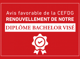 Le visa du Programme Bachelor renouvelé pour 5 ans !