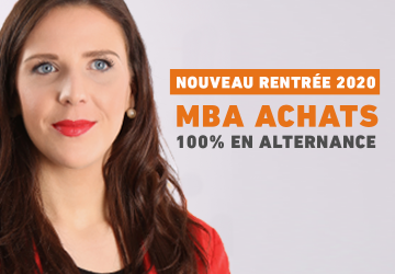 Rentrée 2020 : découvrez le MBA Achats 100% en alternance